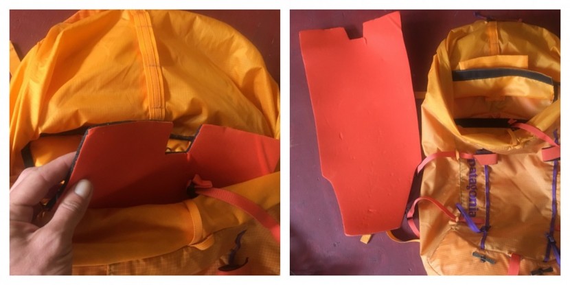 patagonia ascensionist 40 - remove the framesheet for an even lighter and more supple summit...