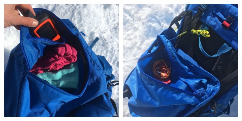 black diamond mission 75 - three pockets in the lid of the mission 75 seemed a little...