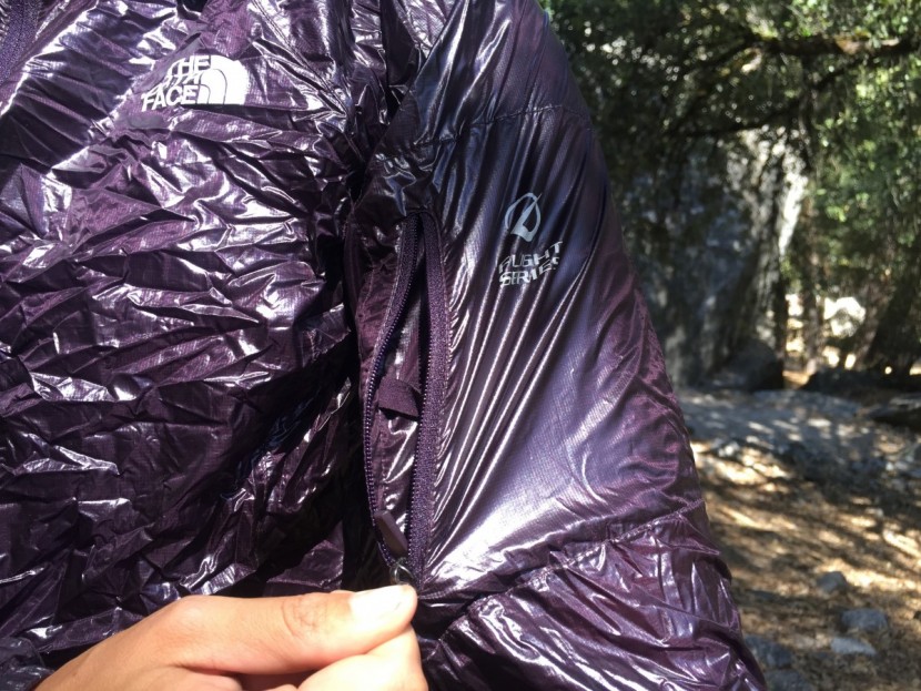 the north face flight rkt for women - the small arm pocket of the flight rkt limits its carrying capacity.