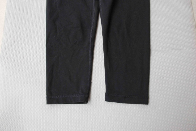 prana pillar capri - the material is breathable, and you can&#039;t see sweat when it does...