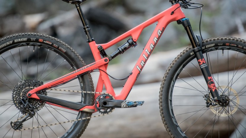 juliana joplin s carbon c 2018 - the joplin uses vpp suspension and has 110mm of rear wheel travel.