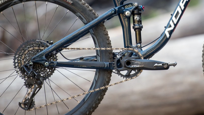 the gx eagle drivetrain only contributes to the excellent climbing...