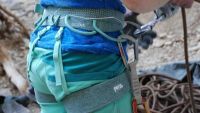 Petzl has placed the rear gear loops really far to the rear on the...