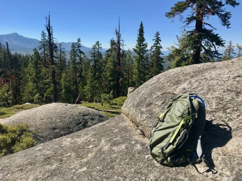 camelbak cloud walker 18 - a basic daypack with some extras like the crux bladder and bite valve.
