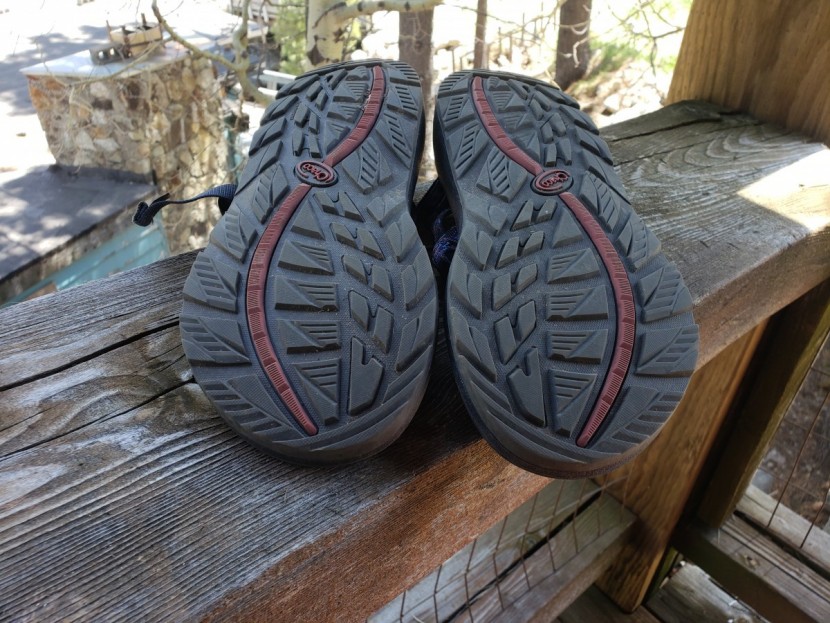 chaco mega z/cloud - while the footbed material on cloud models is softer, the mega...