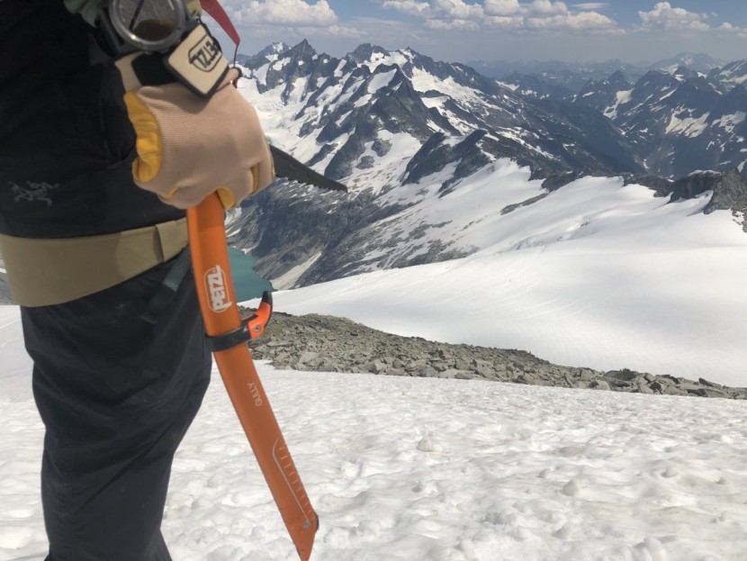 petzl gully - like many aggressive ice axes, the gully is more comfortable to...