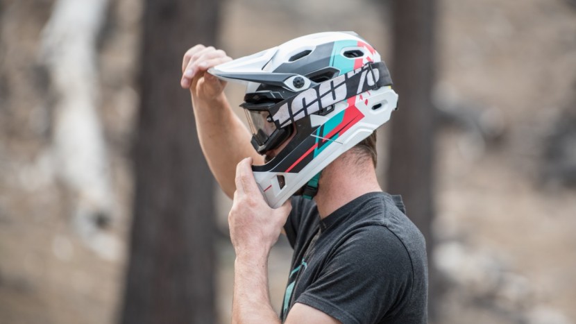 bell super dh mips - this helmet has a perfect length visor and nice sized chin bar.