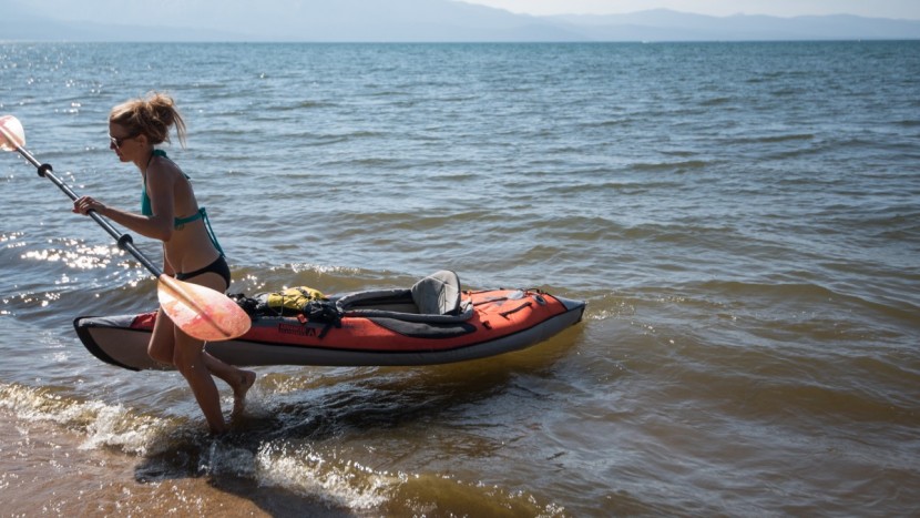 advanced elements advancedframe - an excellent kayak that&#039;s easy to store and stable to paddle.