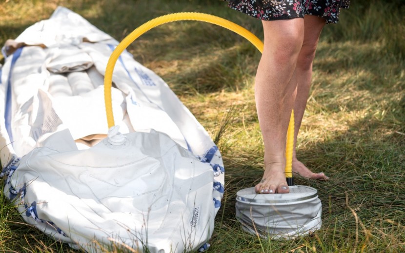 sea eagle 330 - give your arms a rest from pumping with the handy foot pump included...