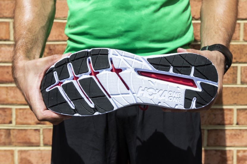 hoka elevon - it&#039;s a visually compelling design, but the outsole tends to wear...