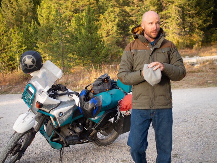 outdoor research whitefish down jacket - we tested autumn 2018 jackets for warmth on chilly teton motorcycle...