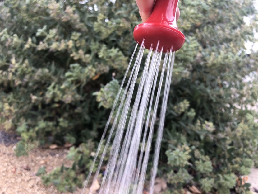 camping shower - adjustable pressure allows for more comfortable use.