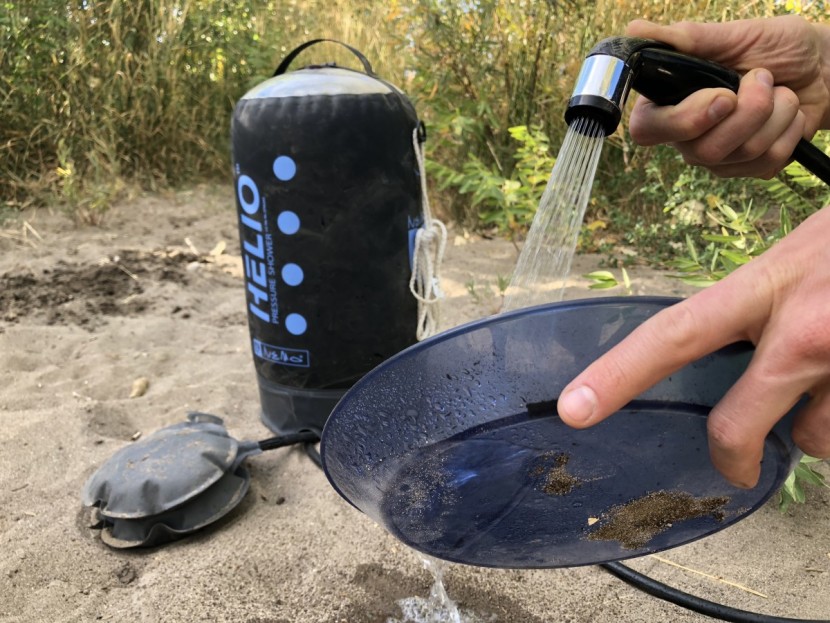 camping shower - travel farther with the versatile nemo helio.
