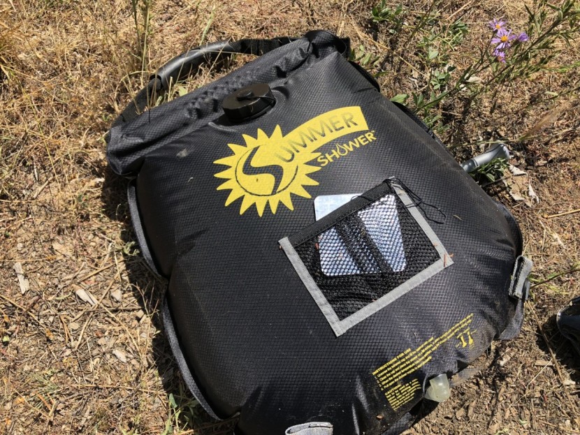 camping shower - the simplicity of this gravity shower from advanced elements retains...