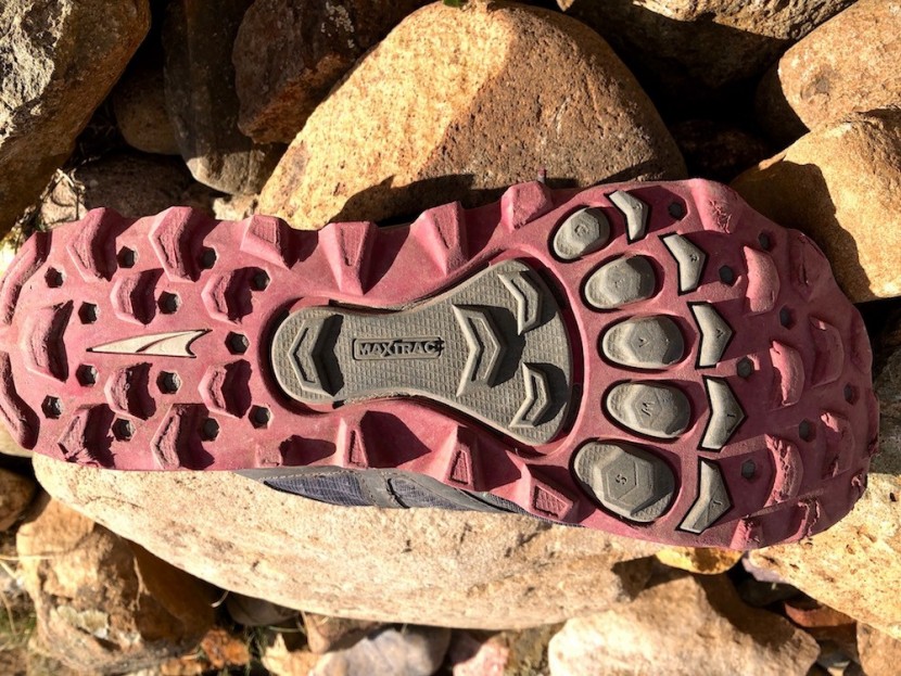 altra lone peak 4.0 for women - the new outsole integrates burlier and rounded lugs that stick...