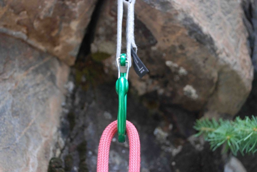 wild country helium carabiner - a bigger nose might make it harder to clip some small chains or...