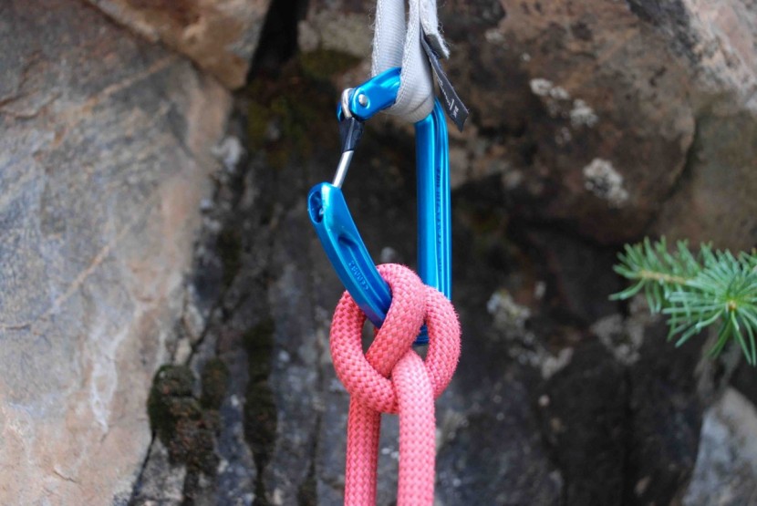 petzl ange l - while the gate length is rather short, the gate opening is still...