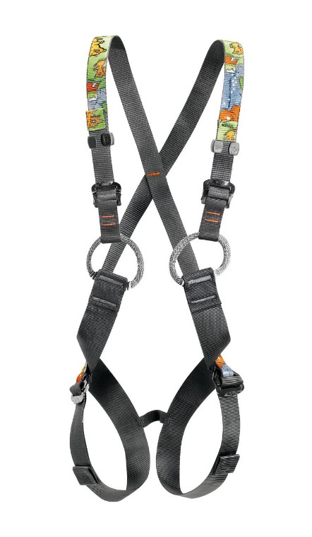 PETZL MACCHU Kids' Climbing Harness - Adjustable Seat Harness for Children  Less Than 40kg / 88 lbs