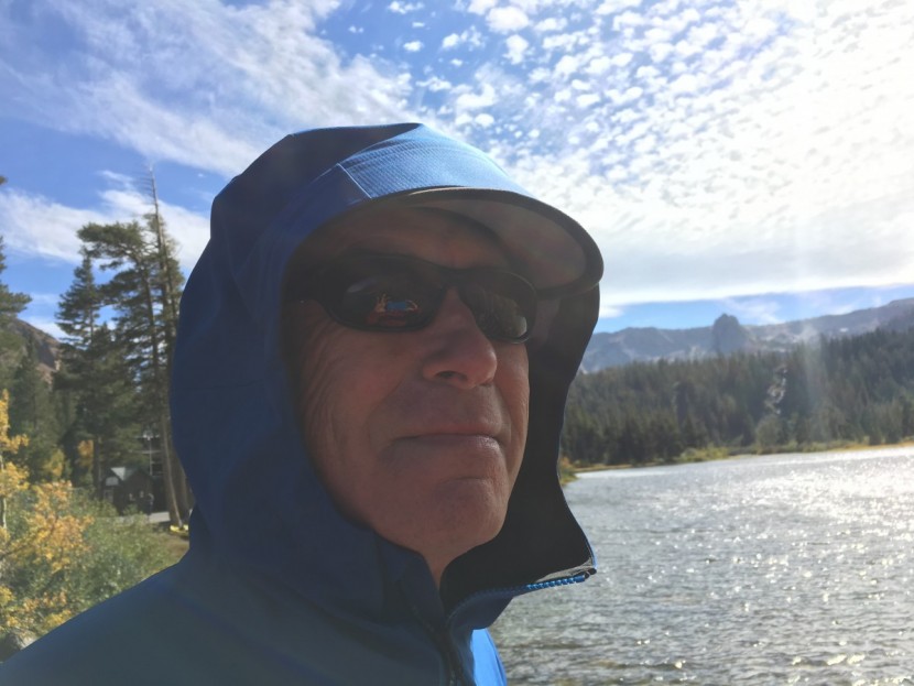 mountain hardwear touren - this helmet-compatible hood has a stiffened brim that gives the hood...