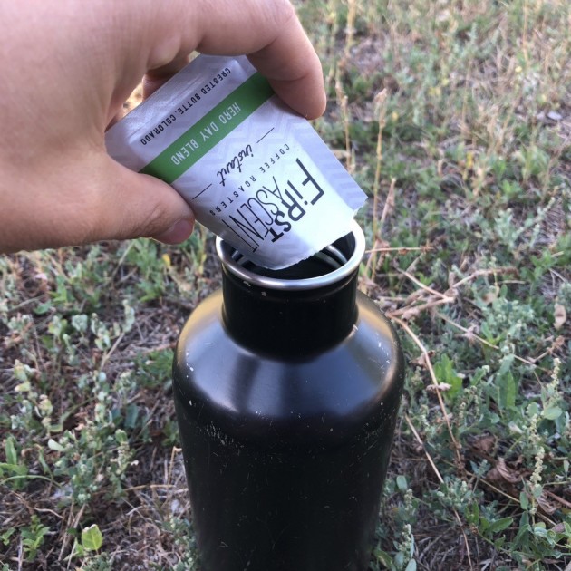 first ascent instant - even if you forget your camp mug you can still get your caffeine...