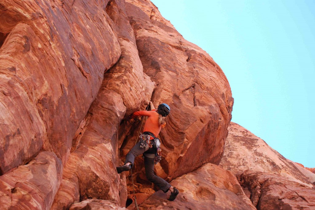 carabiner - traditional climbing often gets us into awkward positions and...