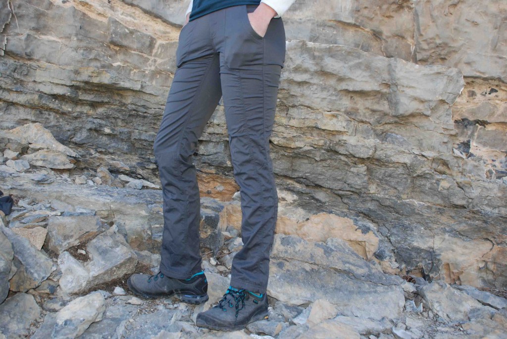 North Face Pants Womens 8 Gray Capris Hiking Drawstring Outdoors