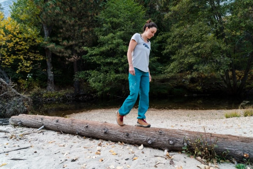 Columbia Newton Ridge Plus waterproof hiking boots for women on mountain trail