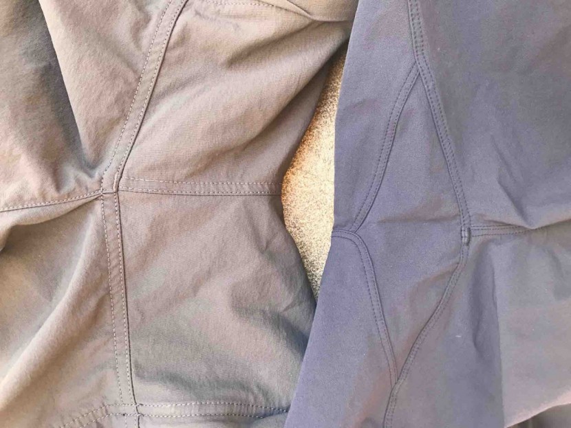 hiking pants women - a gusseted crotch (right) can help increase your mobility and also...