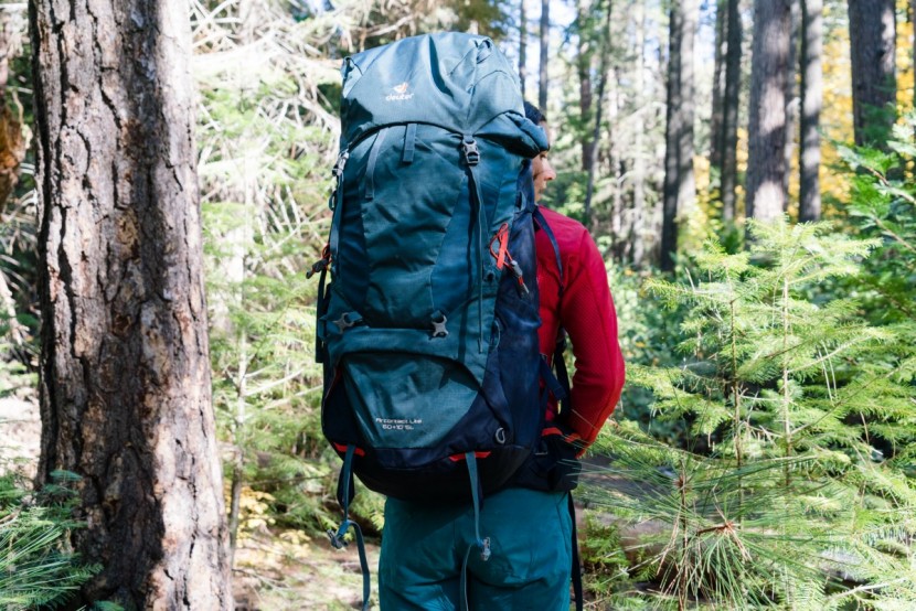 deuter aircontact lite 60+10 sl for women - the aircontact stands tall, but that didn&#039;t hinder its carrying...