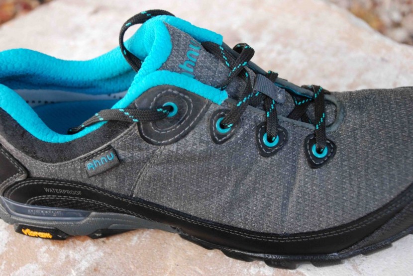 ahnu sugarpine ii wp for women - these shoes got soaked during our bucket test. the &quot;waterproof&quot;...