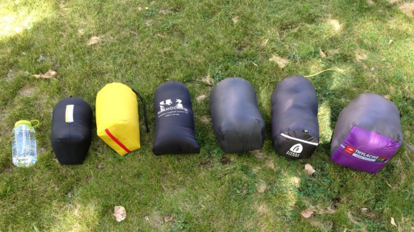 ultralight sleeping bag - not all ul sleeping bags pack down equally!