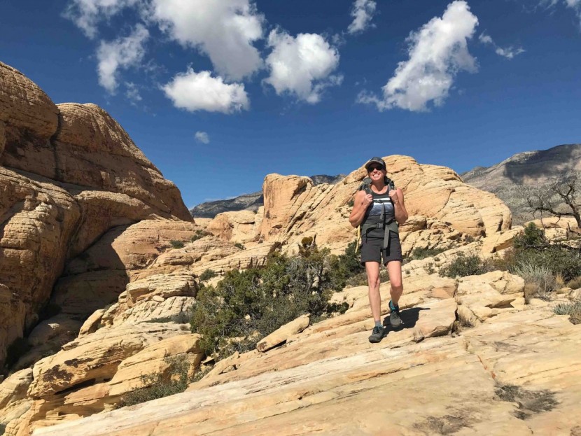 ahnu sugarpine ii wp for women - hiking around red rock canyon just outside of las vegas, nv, in our...