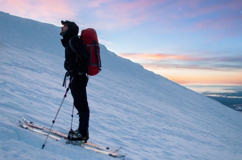 icebreaker 200 oasis - taking a minute to process the amount of steep skinning left. the...