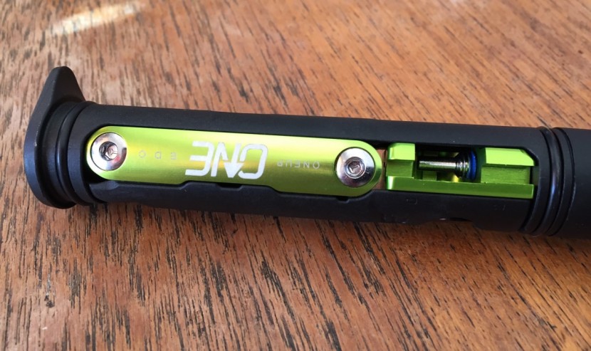 oneup components edc - there's a lot of plastic involved in the construction of the edc...