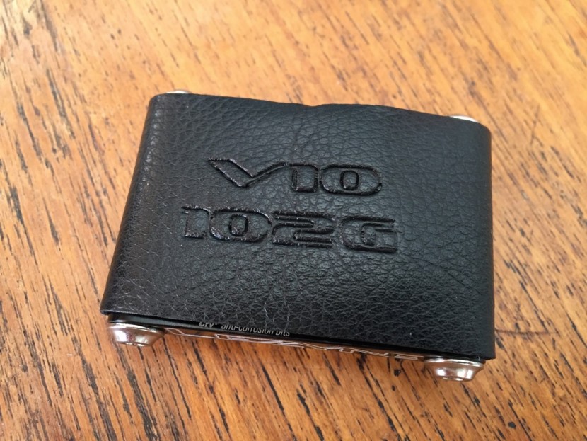 the smallest in the test. the cover adds 5g.