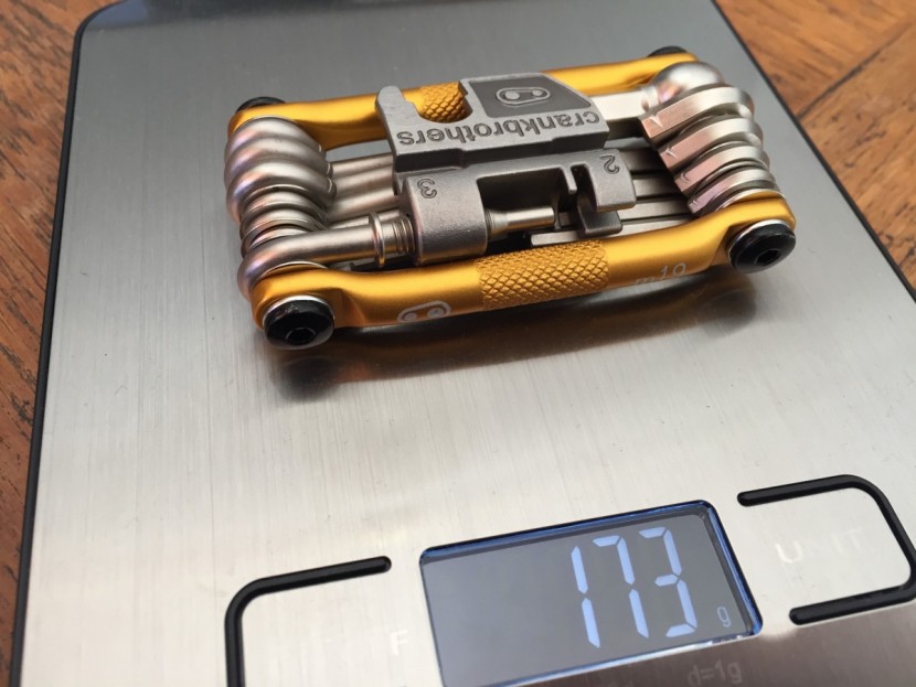 the m19 is one of the heavier tools in the test.