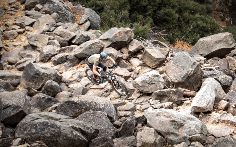 transition scout gx - the scout is remarkably smooth over small to mid-sized rocks gardens.