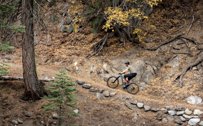 transition scout gx - on smoother climbs, use the shock&#039;s climb switch.