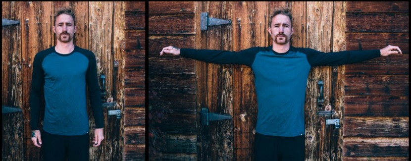 rei co-op merino midweight - with a loose fit through the torso and tight fit through the arms...