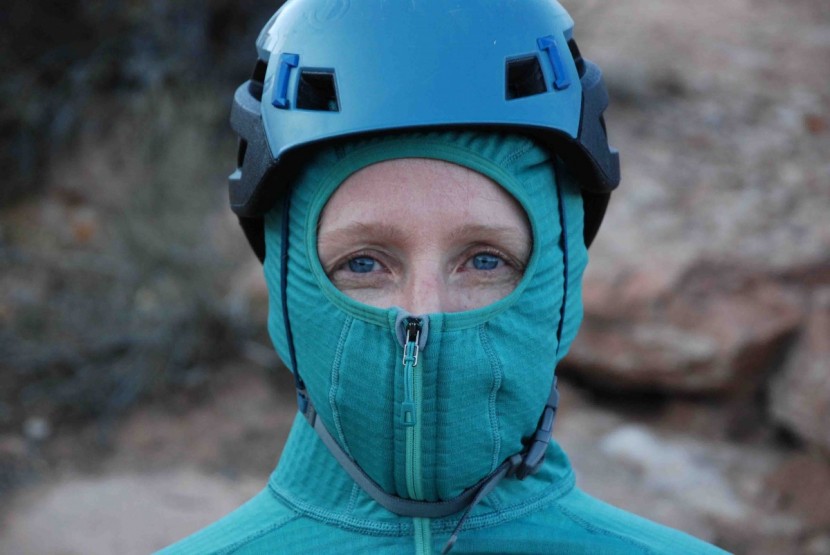 patagonia r1 hoody for women - this thin fleece is not very warm, but the hood goes a long way to...