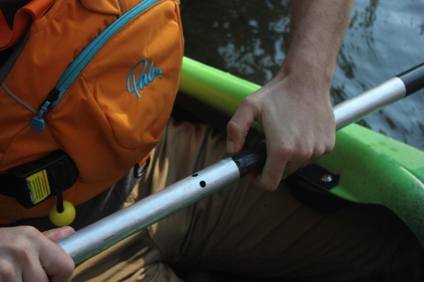 bending branches whisper - the snap button mechanism is coupled with a grooved internal shaft...