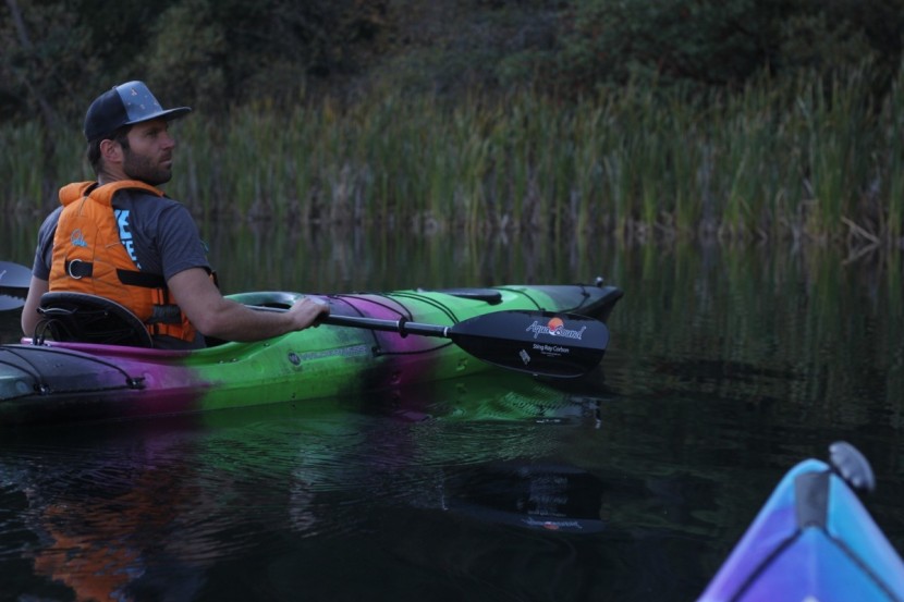 aqua-bound sting ray carbon - this paddle is also available with a smaller shaft.