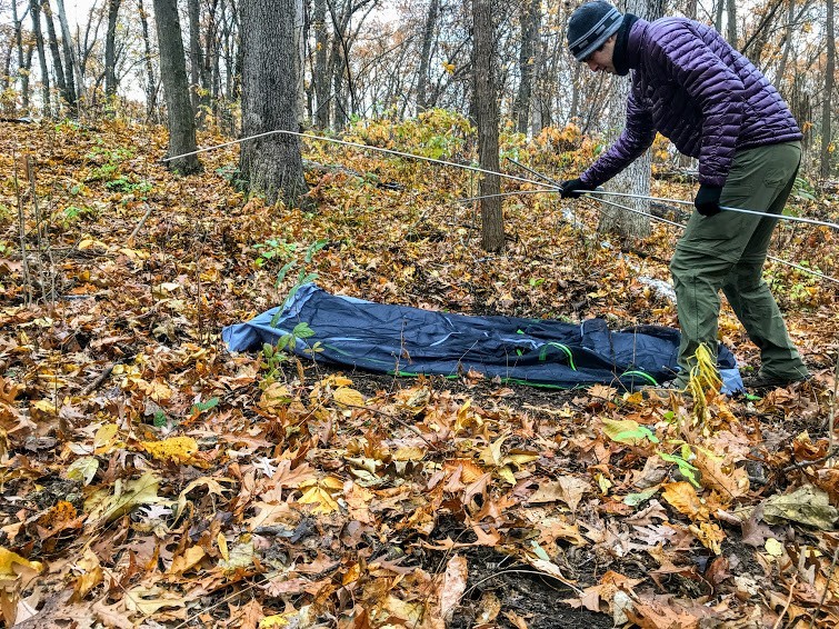 nemo galaxi 2 - the single pole structure with a central hub makes this tent easy to...