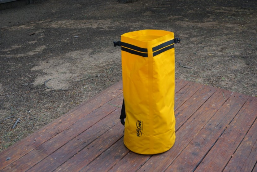 sealline black canyon boundary pack - this model holds its shape on its own, making it easy to pack.