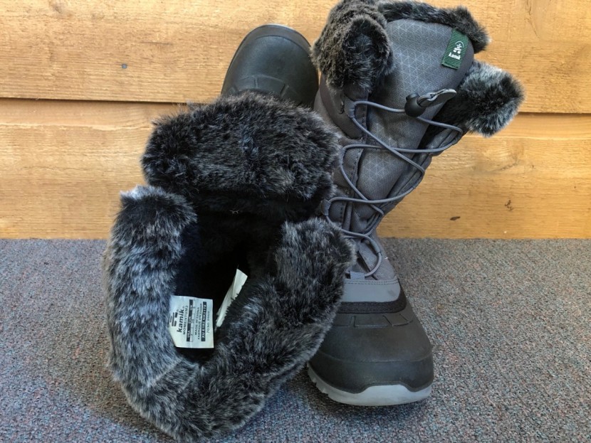 kamik momentum2 - the momentum ii has a fleece lining all the way to the toes and is...