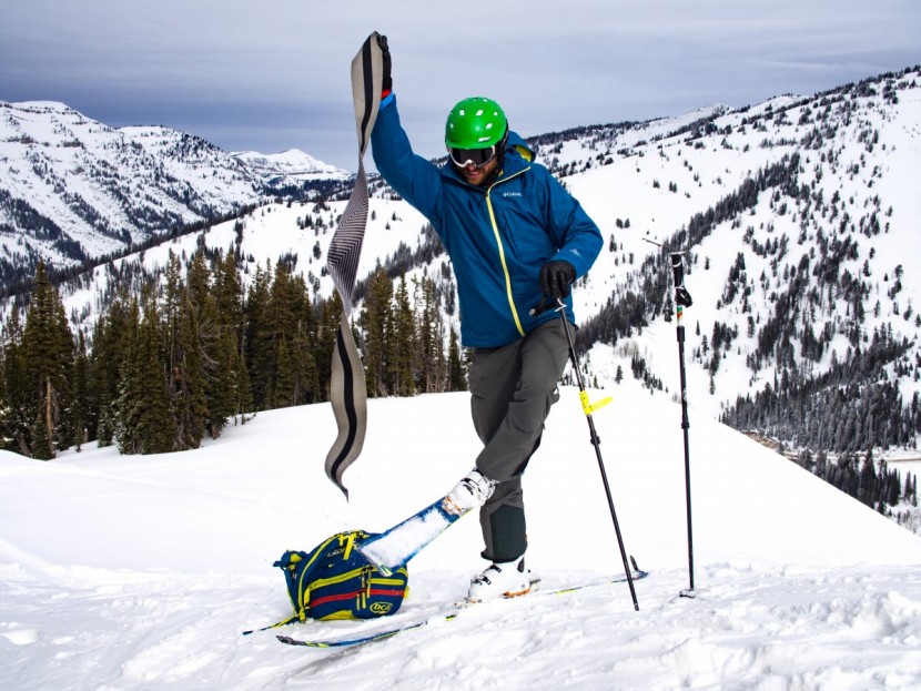 backcountry skis - for most ski touring, all-around skis around 95mm underfoot...
