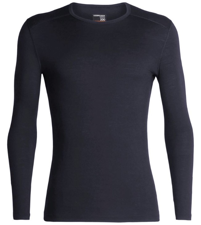 Icebreaker Bodyfit Basic 200 Merino Wool Base-layer Men M Shirt Hike  Outdoor Ski