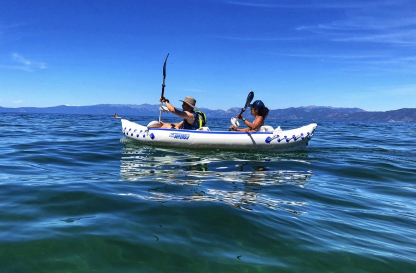 sea eagle 330 - keep calm and paddle your sea eagle 330 on calm waters. you'll be...