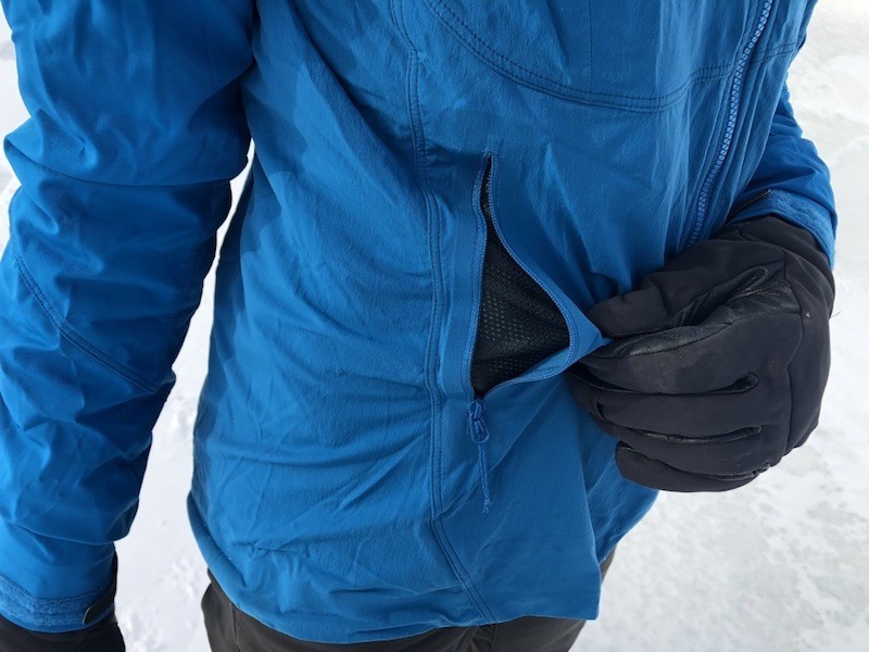 arc&#039;teryx psiphon fl hoody for women - mesh-lined pockets help with the already-very-breathable nature of...