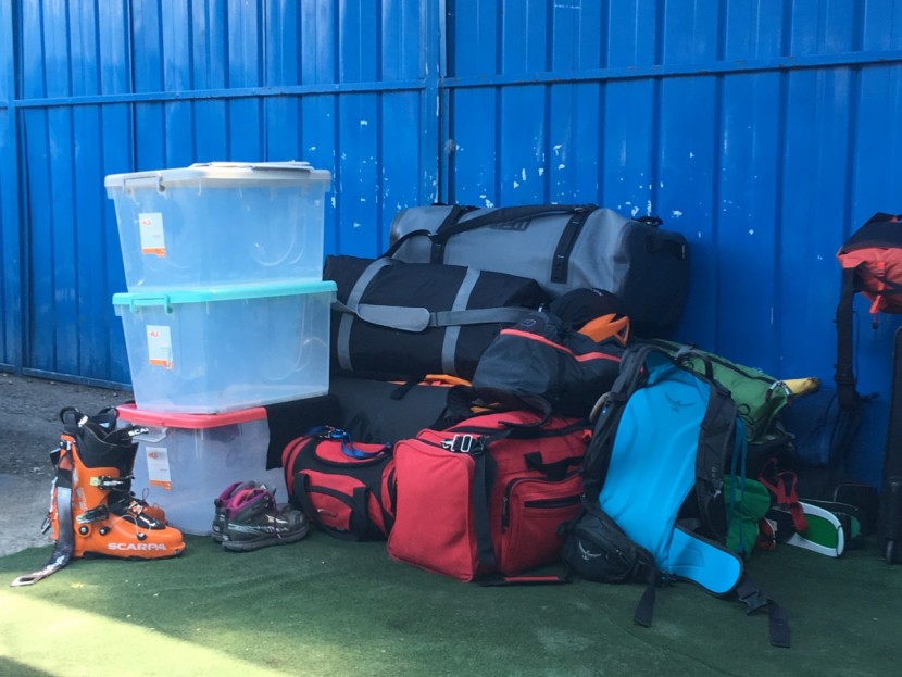 yeti panga 100l - in a big pile of expedition duffels, the yeti panga likely has a...